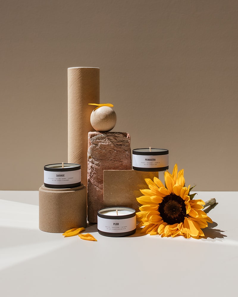 Brandt kaarsen Nomad Collectie